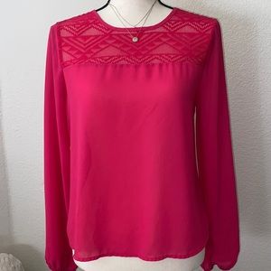 Hot Pink Blouse